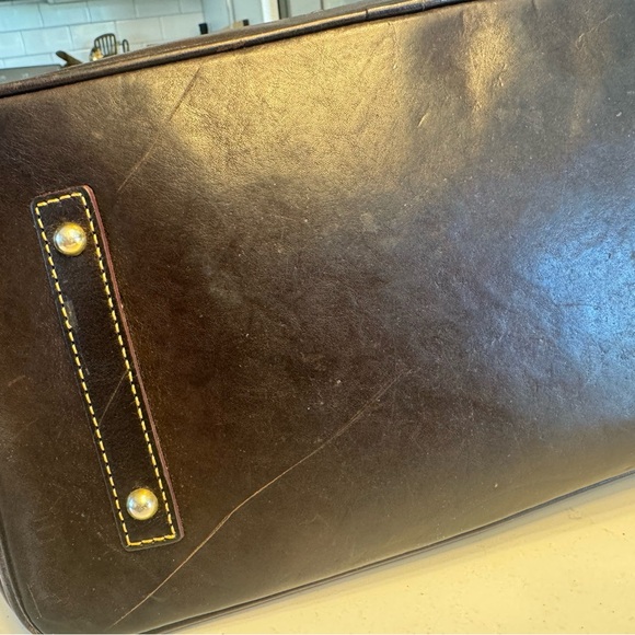 Dooney & Bourke Florentine Leather Domed Sachel - Picture 8 of 14